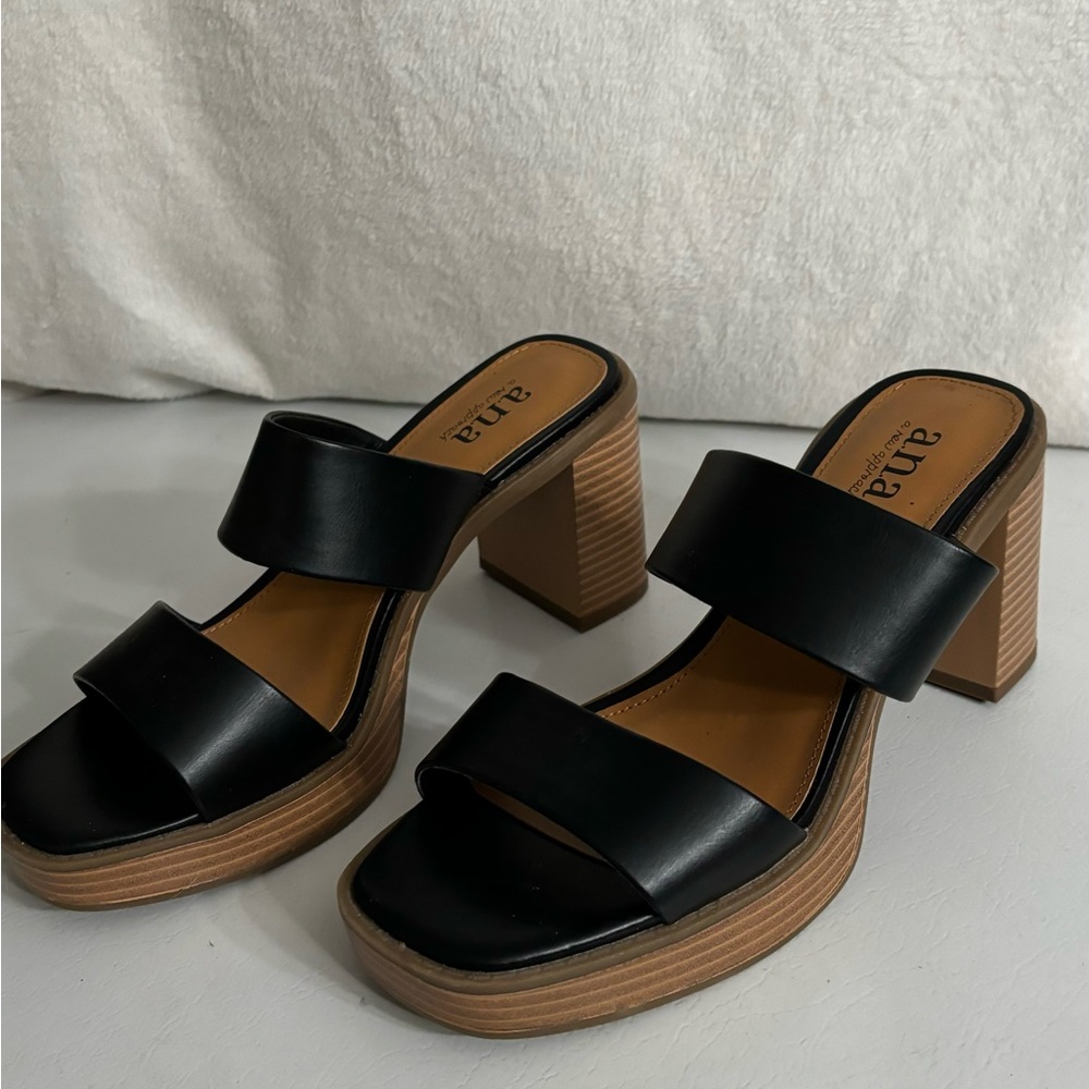 A.n.a chunky heels